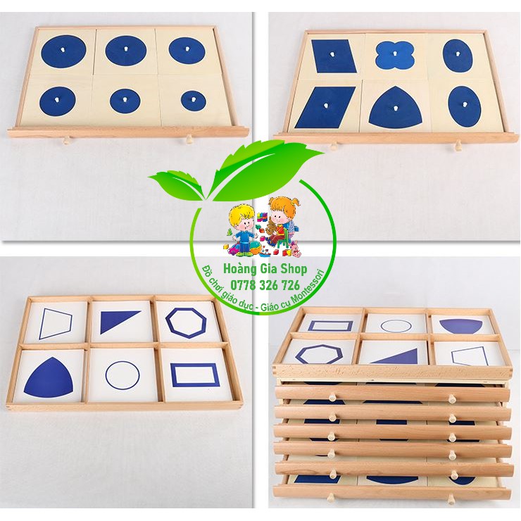 Tủ hình học Montessori (Geometric Cabinet)