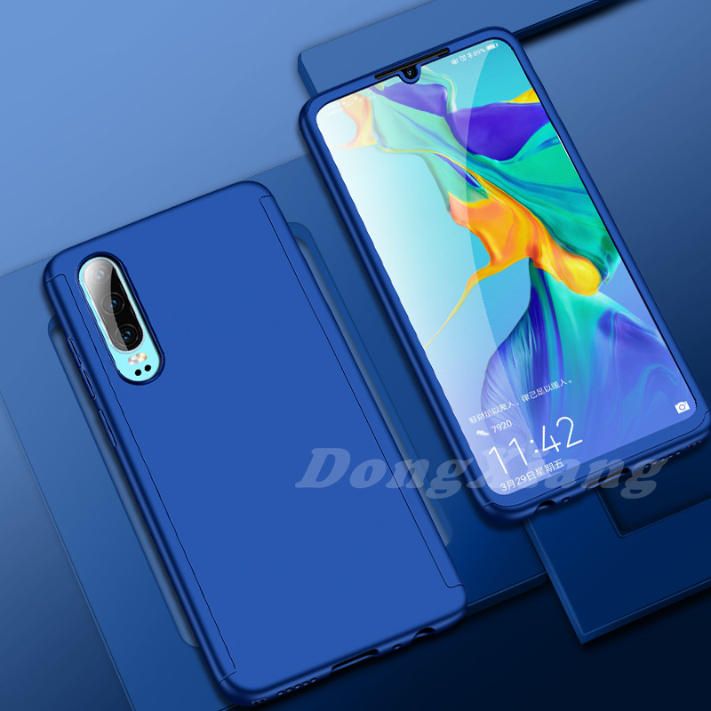 Ốp Lưng 360 Độ Bảo Vệ Toàn Diện Có Kính Cường Lực Cho Huawei Nova 2i Nova 3 Nova 3i Nova 5t Nova 7i