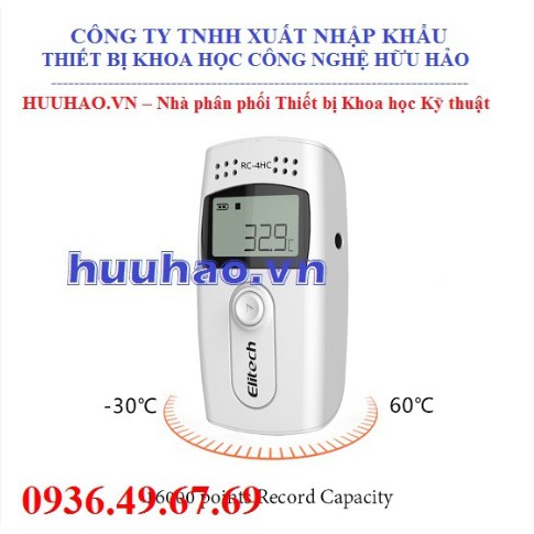 Nhiệt ẩm kế tự ghi RC-4HC-đã hiệu chuẩn