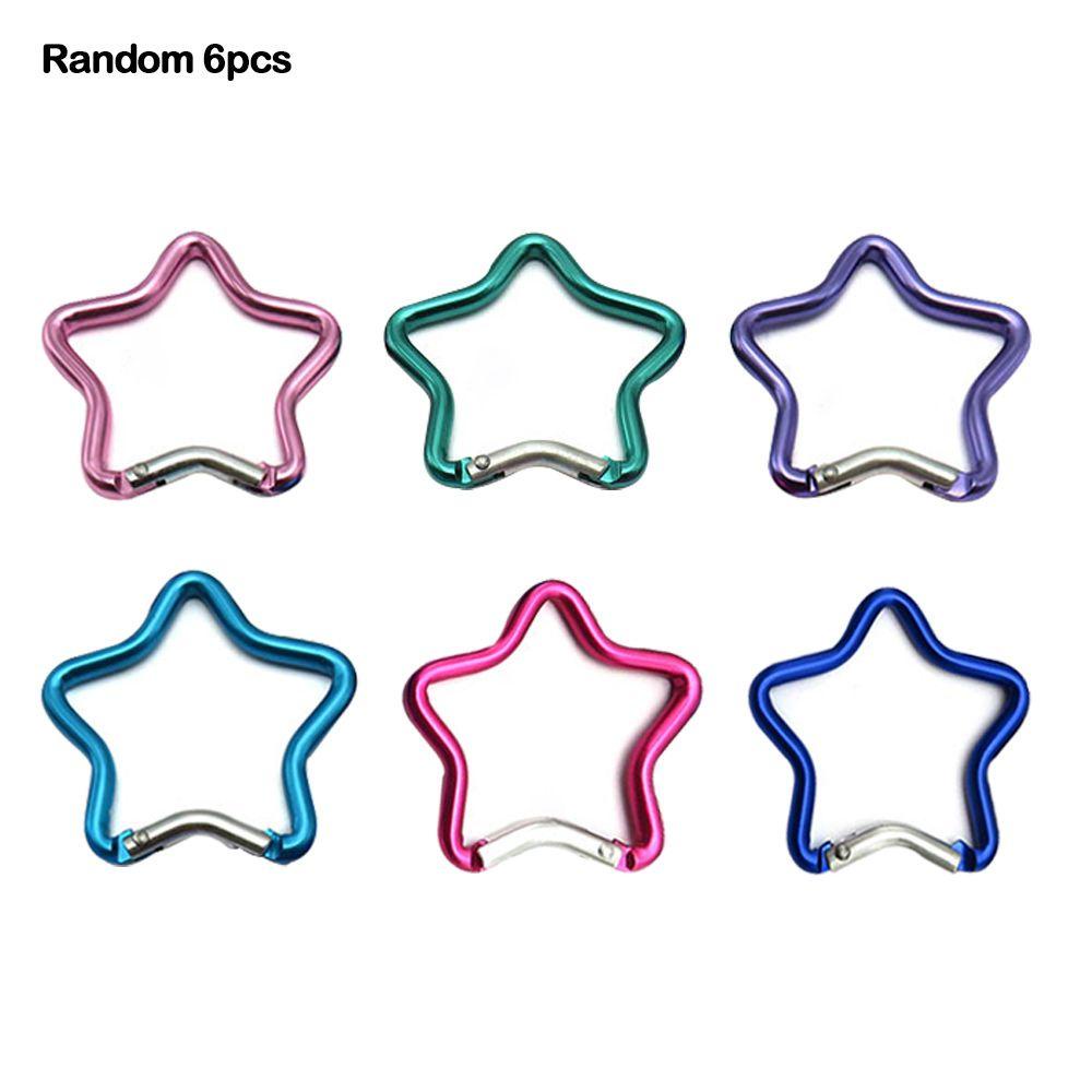 MAG Set 6 / 12 Móc Khóa Leo Núi Bằng Hợp Kim Nhôm Nhiều Màu Mới