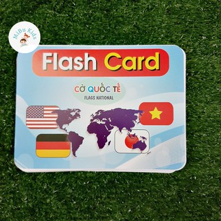 Thẻ Học Thông Minh Chủ Đề Quốc Kỳ Các Nước