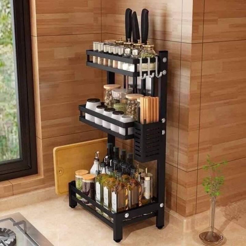 KỆ ĐỰNG GIA VỊ ĐỒ NHÀ BẾP TIỆN LỢI