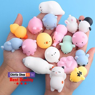 6 Con Đồ Chơi Squishy Mochi  Hình Thú Cực Dễ Thương