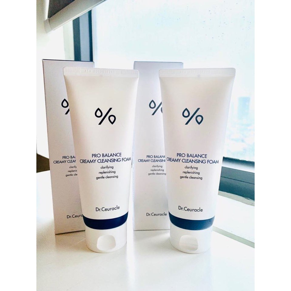 Sữa rửa mặt cân bằng da Dr.Ceuracle Pro Balance Creamy Cleansing Foam 150ml