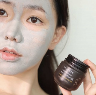 Mặt nạ đất sét tro núi lửa Innisfree Super Volcanic Pore Clay Mask 2X