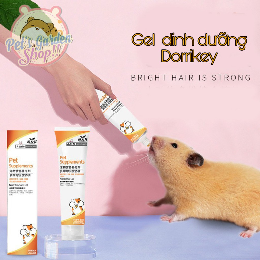 Gel dinh dưỡng Dorrikey cho hamster, thỏ, nhím, bọ ú, sóc
