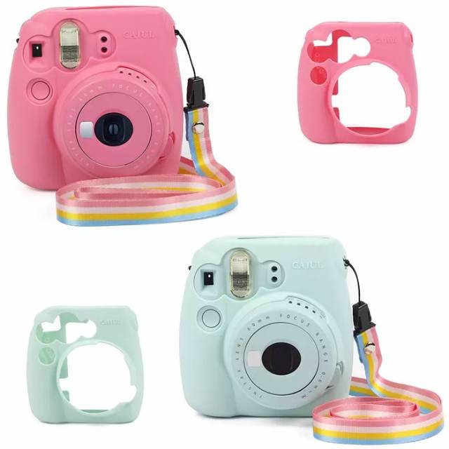 Bao Silicon Đựng Máy Ảnh Fujifilm Polaroid Instax Mini 8 & 9