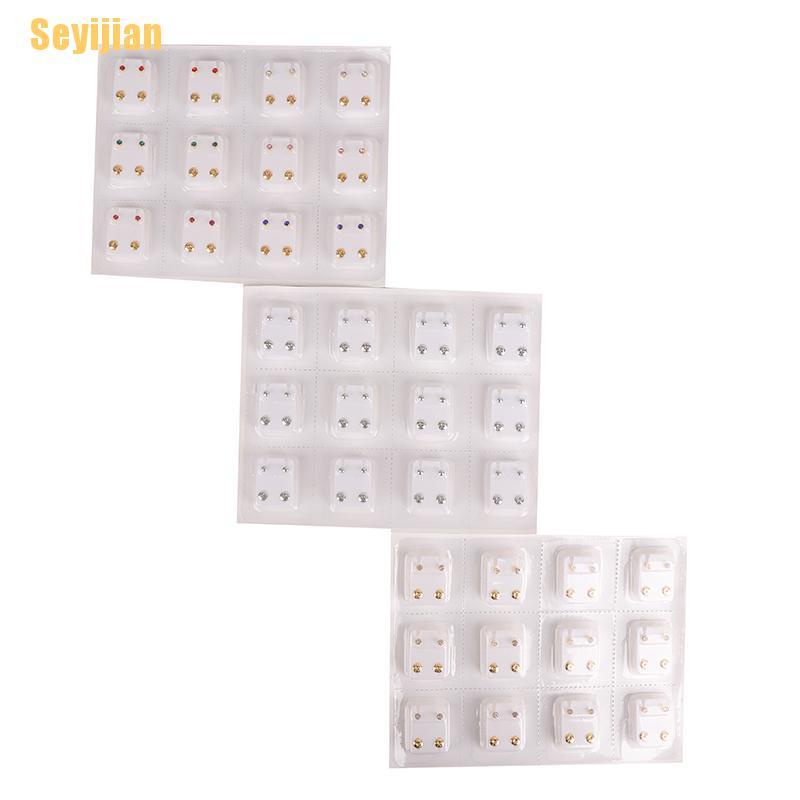 Set 24 Khuyên Tai Cá Tính Cho Nữ