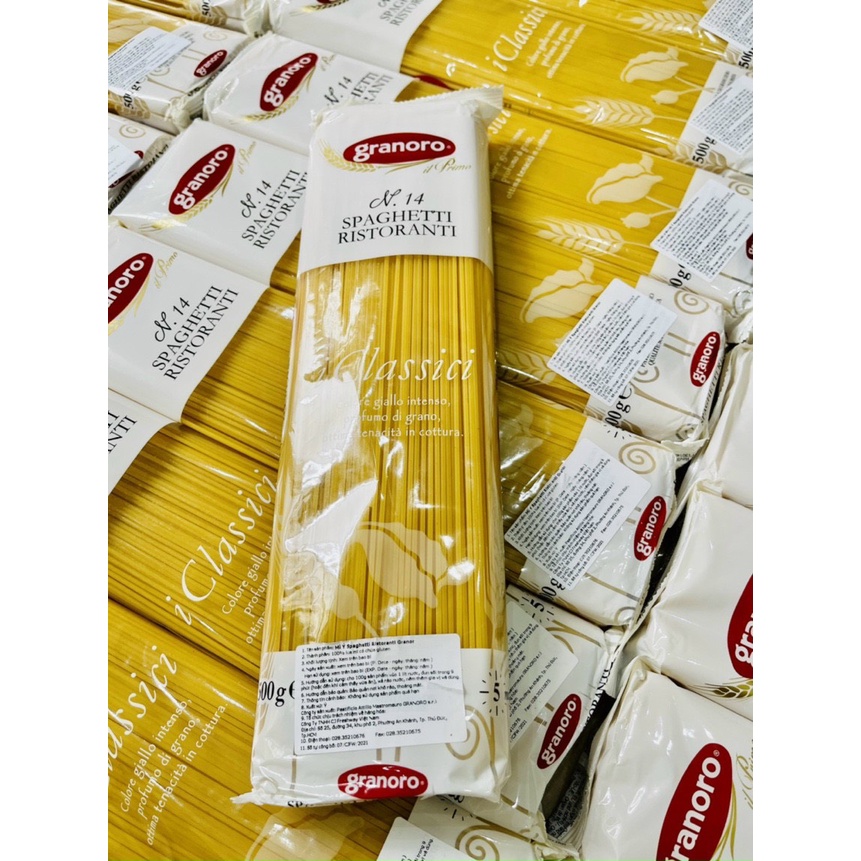 Mì Spaghetti nhập khẩu từ Ý thương hiệu Granoro 500g