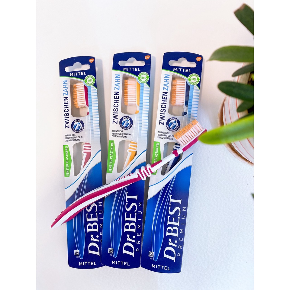 Dr. Best bàn chải răng dùng cho cả gia đình & trẻ em - hàng Đức