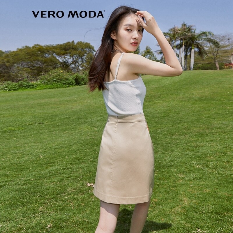 Vero Moda Váy Quấn Phối đắp tặng kèm Thắt Lưng Giữa Cho Nữ 321216029