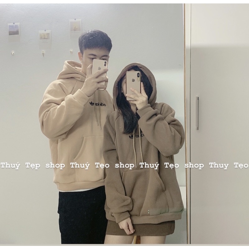 [SALE XẢ] ÁO HODDIE THÊU CHỮ NỈ BÔNG DÀY FORM TO RỘNG