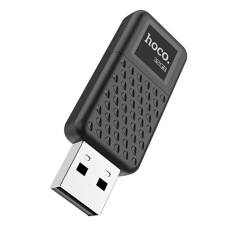 USB 2.0 HOCO UD6 Intelligent 16GB / 32GB / 64GB / 128GB - Nắp trượt (Đen) - Nhất Tín Computer
