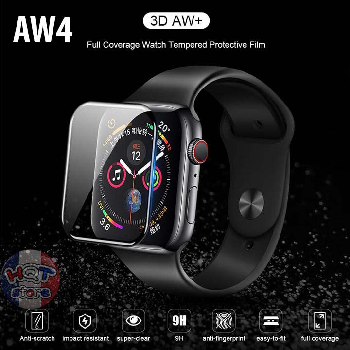 Kính cường lực Nillkin 3D AW+ cho Apple Watch 4 / 5 / 6 / SE Size 44mm/40mm