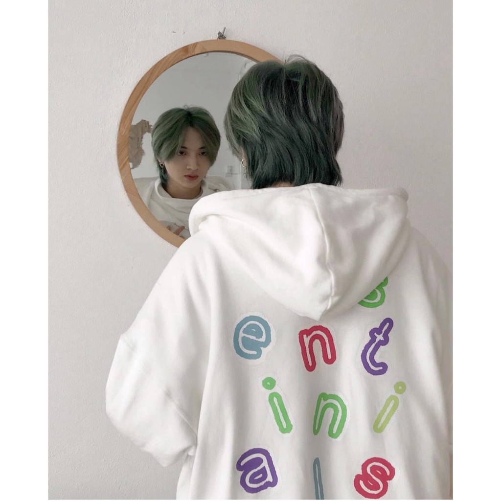 Áo Khoác Hoodie Nỉ SENTI Form Rộng Tay Bồng Khóa Kéo Có Mũ Màu Đen | Xám | Trắng Ulzzang Nam Nữ HOT | BigBuy360 - bigbuy360.vn