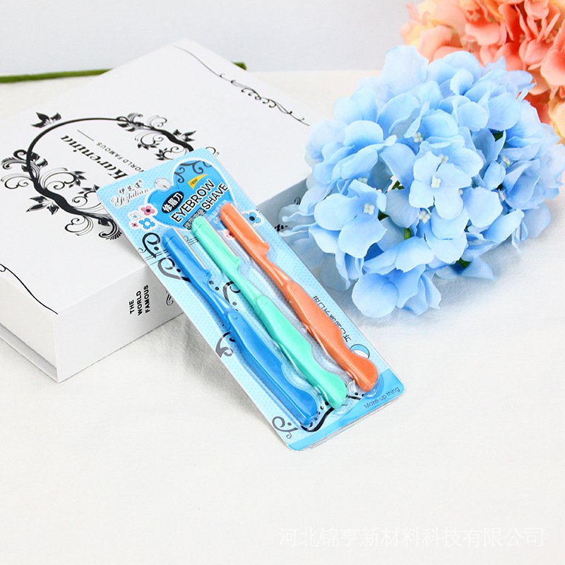Bộ 3 dao tỉa lông mày bằng thép không gỉ