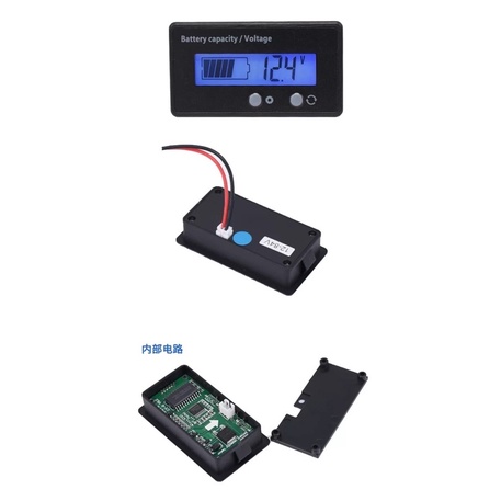 Vôn kế đồng hồ đo điện LCD 10-100VDC