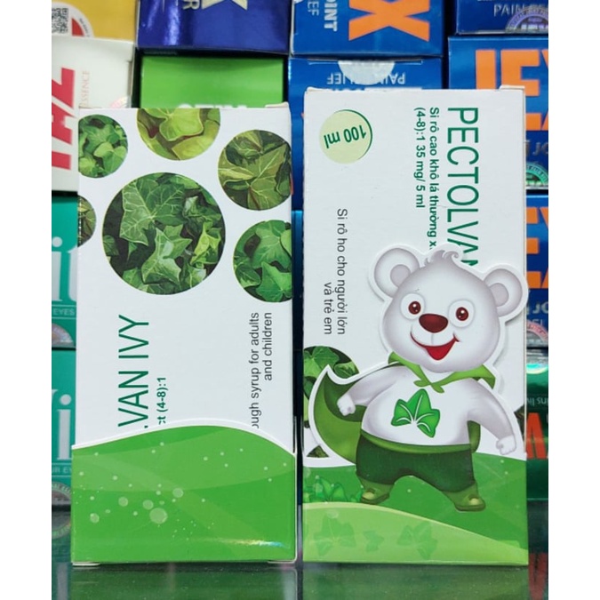 PECTOLVAN IVY siro con gấu từ cao khô lá thường xuân PECTOLVANIVYB