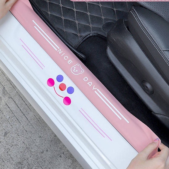 Set 4/ 8 miếng dán ngưỡng cửa bước chân chống xước