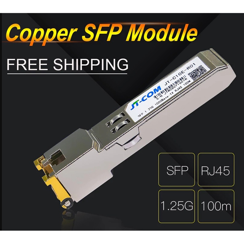 Thiết Bị Chuyển Đổi Mạng JT-COM Gigabit RJ45 SFP ule 1000Mbps Ssp RJ45 SFP Tương Thích Với Mikrotik Gigabit Ethernet