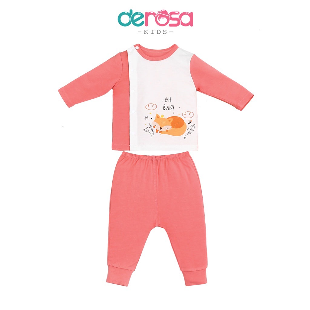Quần áo trẻ em bộ dài tay thu đông sơ sinh DEROSA KIDS (0 - 6 tháng) BB109-110