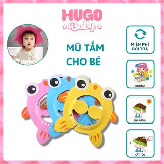 Mũ gội đầu cho bé, chắn nước, có thể điều chỉnh vòng đầu – Hugo Baby