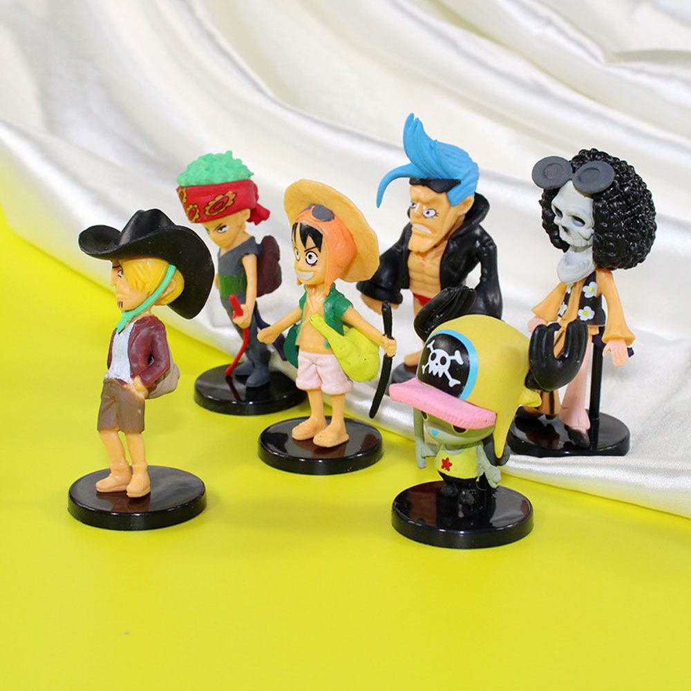 Epoch Set 6 Mô Hình Nhân Vật Phim Hoạt Hình One Piece Bằng Pvc