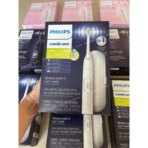 Bàn chải điện Philips Sonicare ProtectiveClean 6100