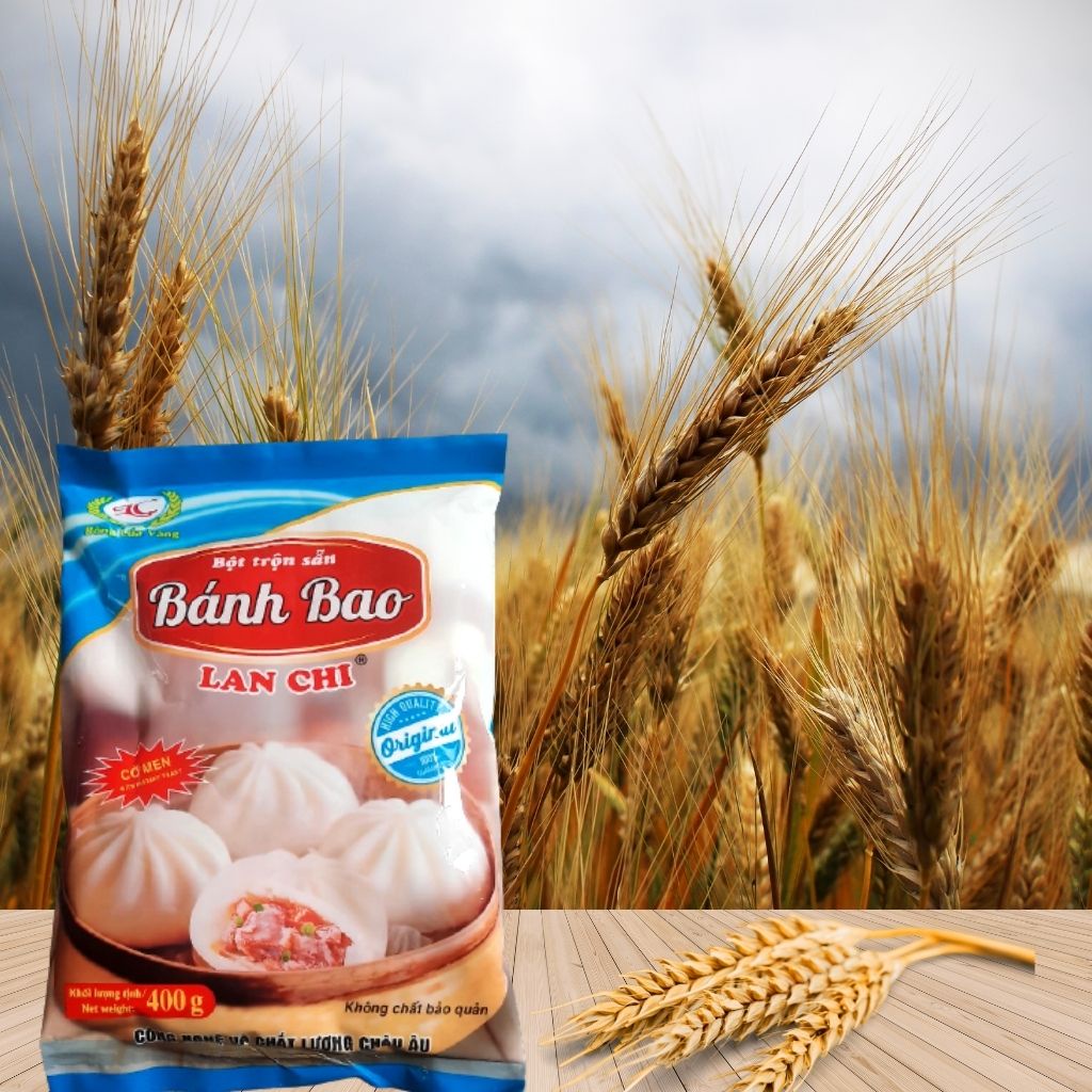 Bột bánh bao trộn sẵn, bột bánh bao Lan Chi,tiện sử dụng,làm bữa sáng trong một nốt nhạc.