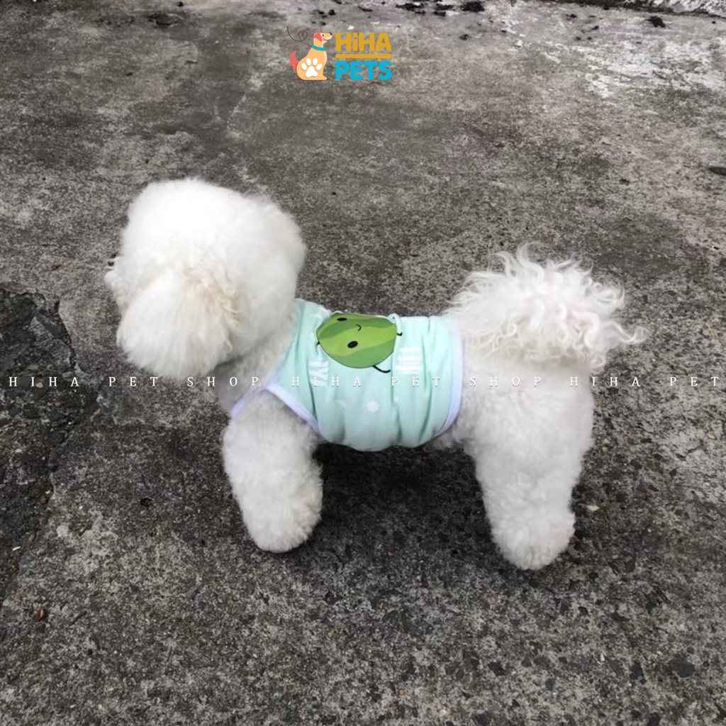 Áo Thun Ba Lỗ Cho Chó Mèo Thun Cotton Giá Rẻ Quần Áo Thú Cưng Mát Mẻ Hihapet.