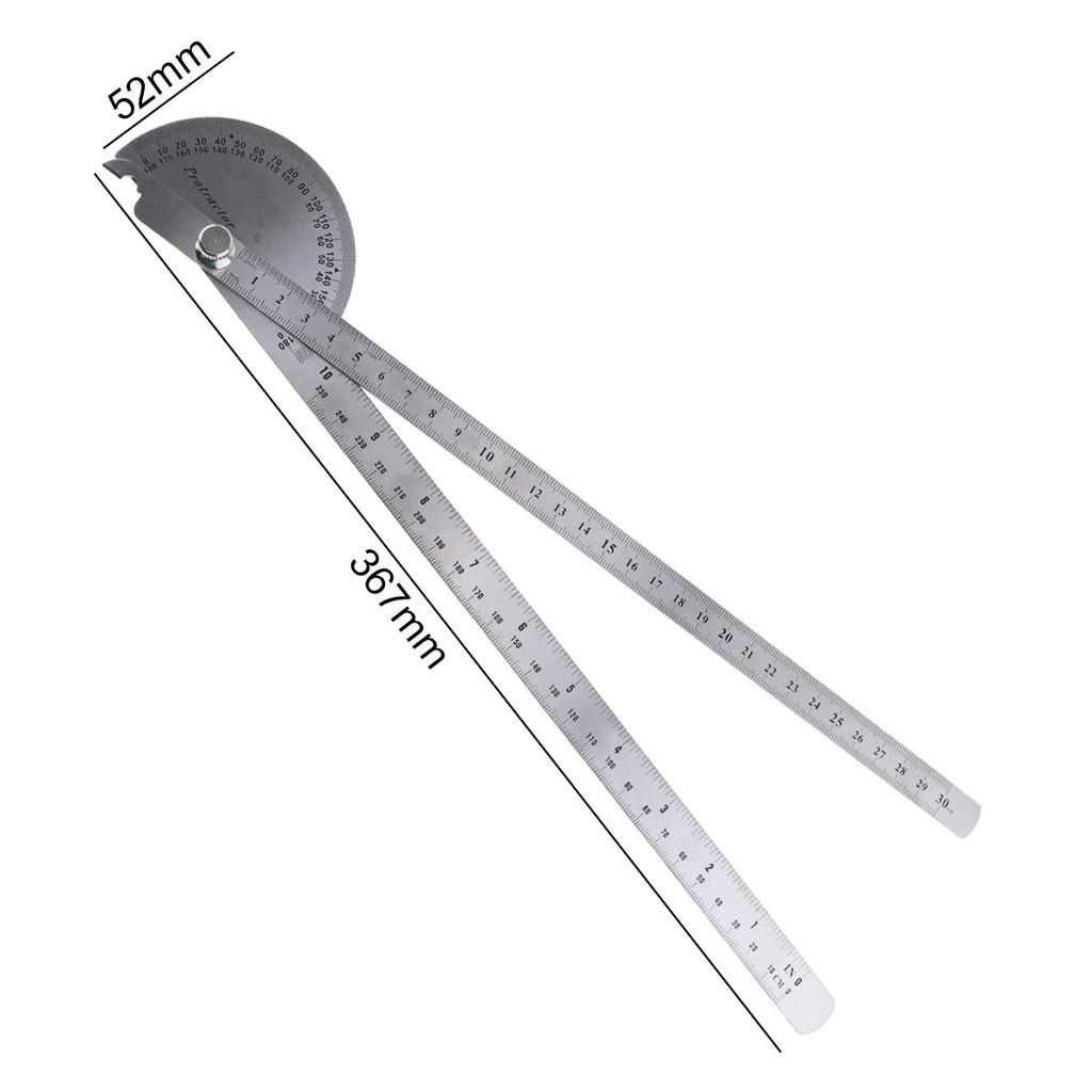 Thước đo góc 180 độ tùy chỉnh bằng thép không gỉ