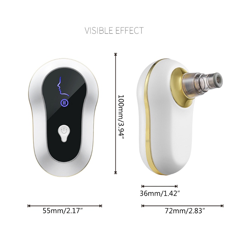 Máy Hút Mụn Đầu Đen Làm Sạch Lỗ Chân Lông Có Đèn LED Hiển Thị