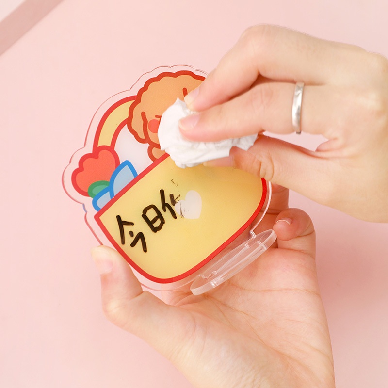 Bảng Ghi Chú Mini Để Bàn Dễ Thương - Bảng Trắng Có Thể Xóa Được