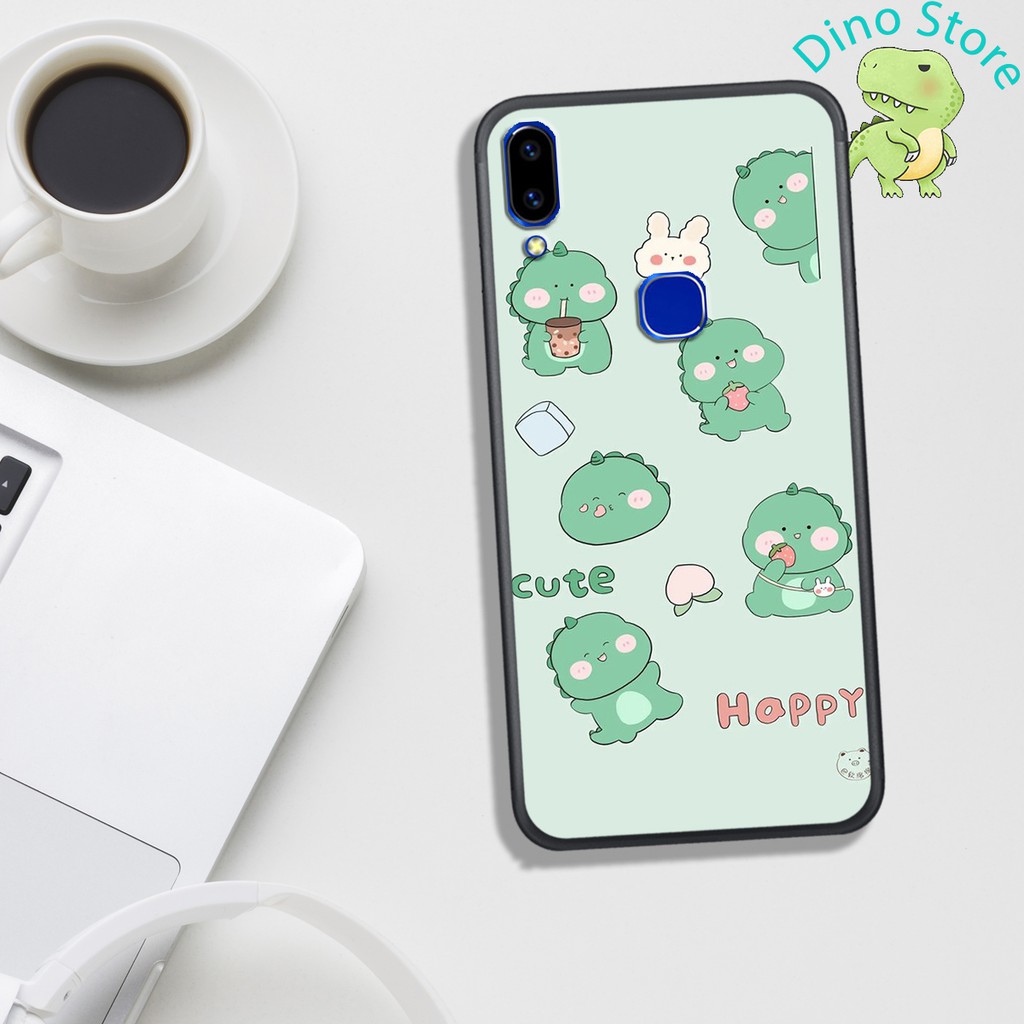 ỐP LƯNG VIVO V9/V85,  IN HÌNH KHỦNG LONG NGỘ NGHĨNH VÀ CUTE