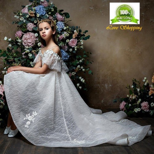 VÁY TRẺ EM 2 DÂY - ĐẦM CÔNG CHÚA TRỄ VAI CHO BÉ ĐƠN GIẢN SANG TRỌNG
