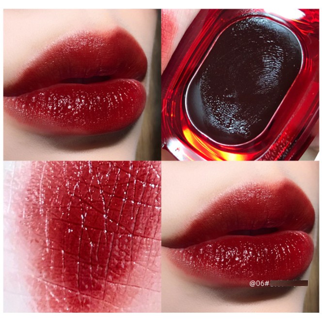 Son dưỡng môi Gella's Pot Lip trang điểm nhiều màu sắc - Tặng cọ son môi