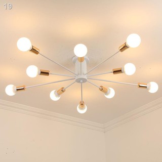 Đèn trần phòng ngủ đơn giản hiện đại led cô gái đỏ ăn, khách, bắc âu