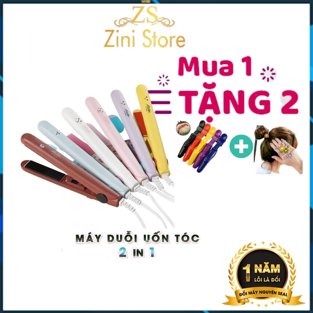 Máy duỗi tóc mini Make time duỗi tóc, là tóc, uốn tóc bảo hành 12 tháng