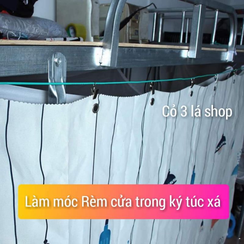 Bộ kẹp và móc đinh hoặc móc dán dùng treo tranh vải, rèm cửa, có 2 phân lọai để chọn mua