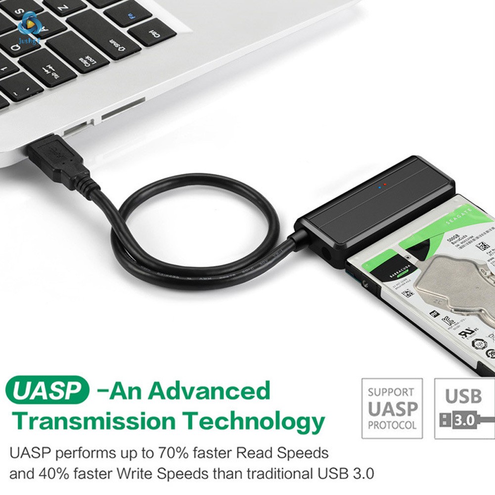 Cáp Chuyển Đổi Ổ Cứng Sata Sang Usb 3.0 2.5 / 3.5 Inch Hdd Ssd