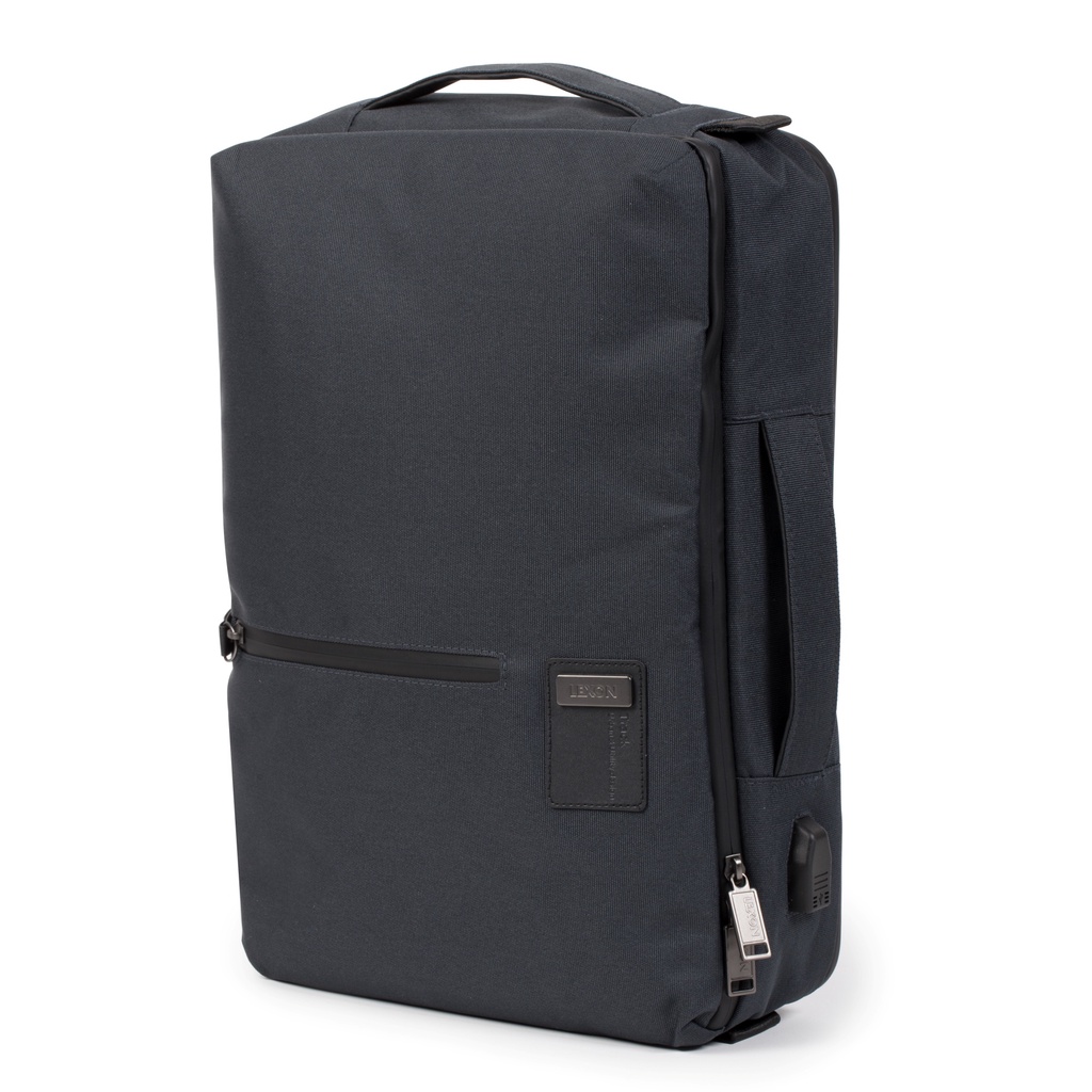 Balo đựng laptop LEXON 15inch kèm quai xách ngang và cổng sạc USB - TRACK DOCUMENT BACKPACK