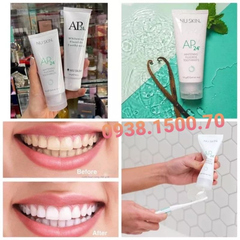 Kem Đánh Trắng Răng Nuskin AP24 Whitening Fluoride Toothpaste 110g