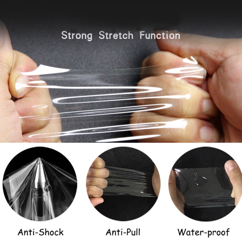 Miếng Dán Bảo Vệ Màn Hình Bằng Hydrogel / Full HD Bằng TPU Dẻo Trong Suốt Viền Cong Cho Huami Amazfit GTS 2 Mini Watch