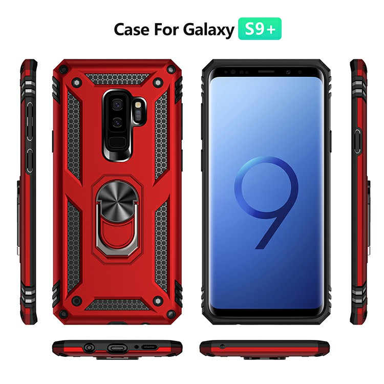 Ốp lưng Samsung S9 Plus Quân Đội Iring chống sốc nhẫn hút ô tô cao cấp