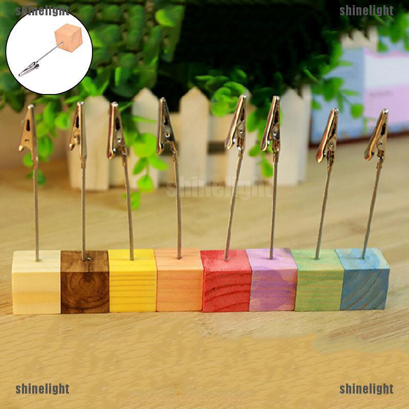 Kẹp Giấy Note Bằng Gỗ Tiện Lợi