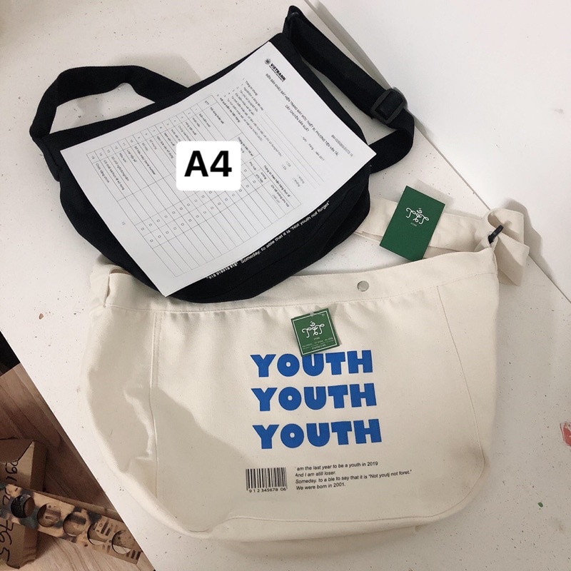 Túi đeo chéo YOUTH size siêu to khổng lồ