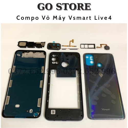 Combo vỏ máy Vsmart Live 4