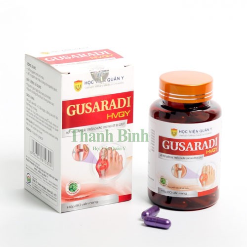 Viên nang Gusaradi [Chính Hãng] HVQY - Hỗ trợ giảm các triệu chứng cho người bị Gout (gút) | BigBuy360 - bigbuy360.vn