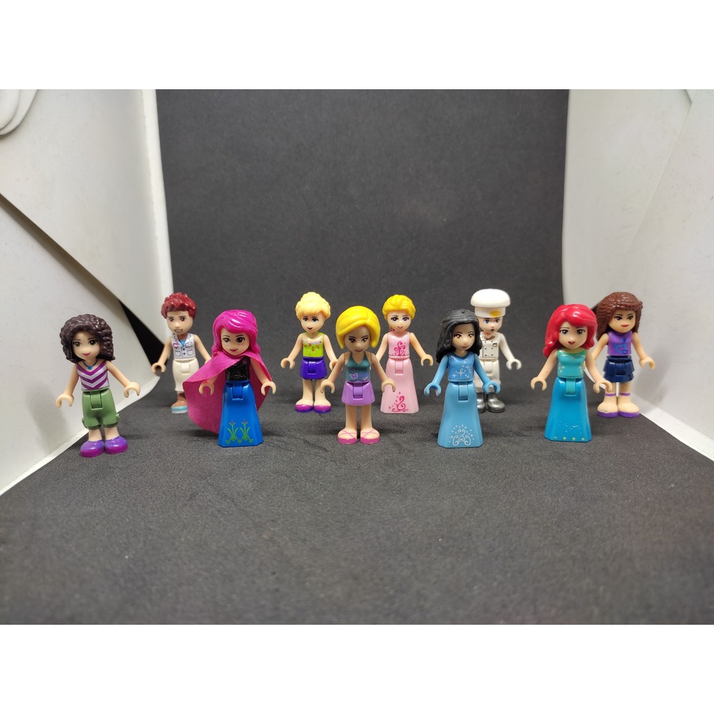 COMBO 5 nhân vật LEGO FRIENDS Non Lego Minifigures ( Hàng 2HAND )
