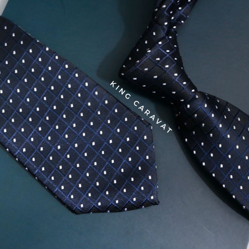 Cà vạt nam đen cho công sở và chú rể bản 6cm 8cm KING hàn quốc vải silk lụa Hàn Quốc họa tiết nhiều màu cao cấp C54